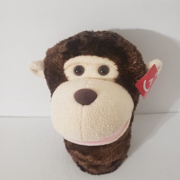 Aurora Monkey Hand Puppet 9" - Picture 3 of 9